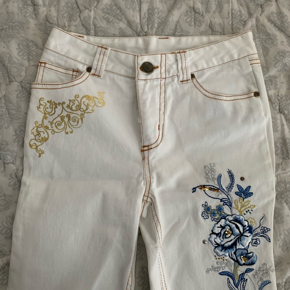 Mary Kate & Ashley Embroidered Denim, Size 12, NWT - Picture 2 of 8